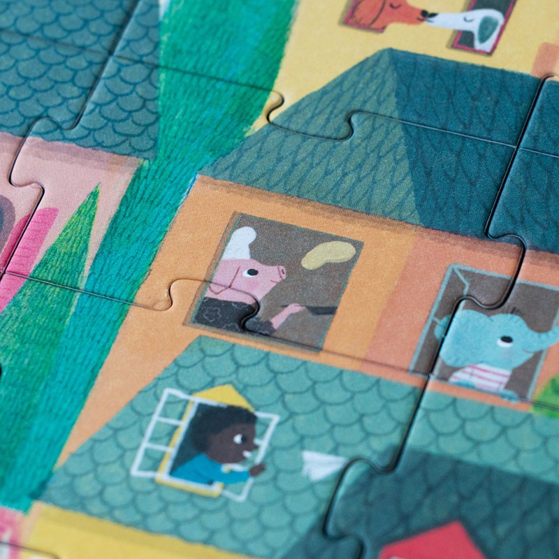 puzzle para observar e inventar historias